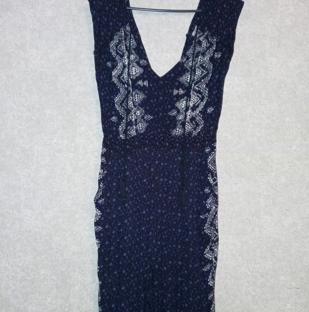 Ecoté Tribal Blue Jumpsuit